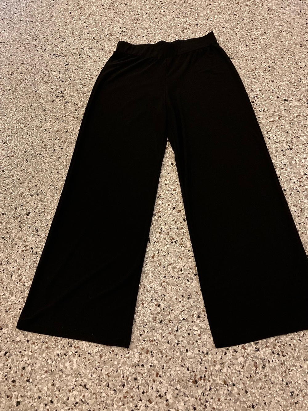 Carole Little Black Wide-Leg Palazzo Pants M